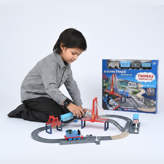 Electric Track Train With Light & Music