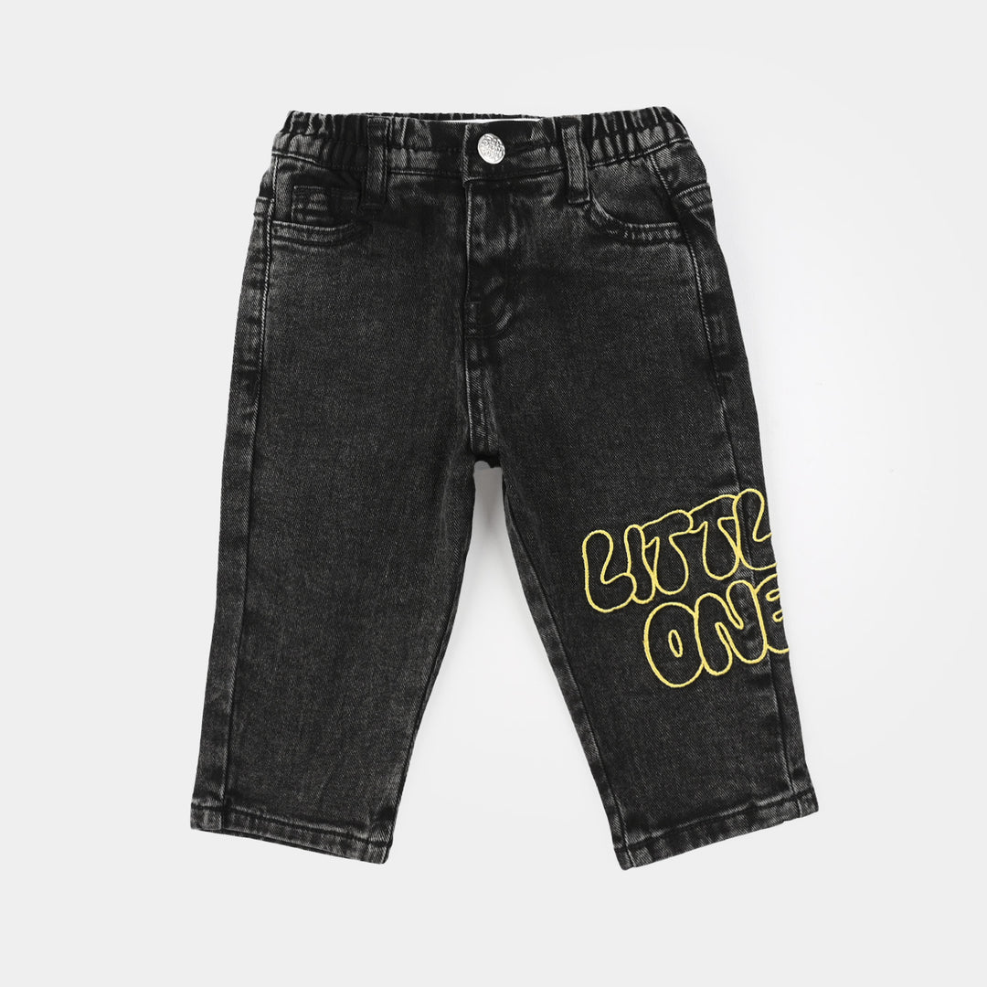 Infant Boys Denim Viscose Pant (Little One) - Black