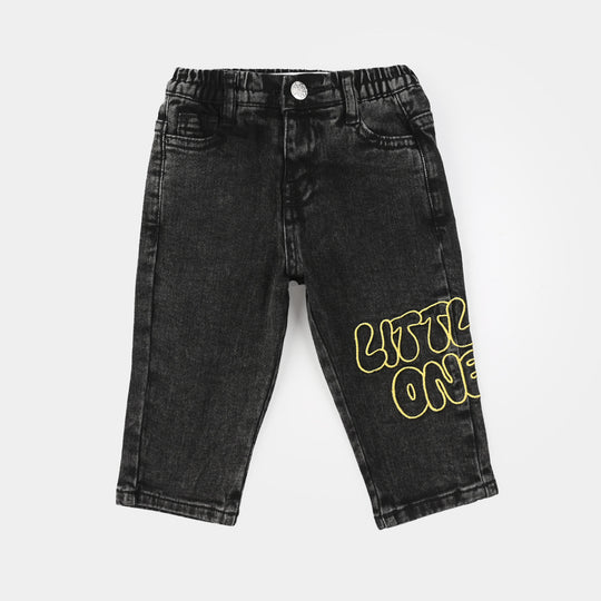 Infant Boys Denim Viscose Pant (Little One) - Black