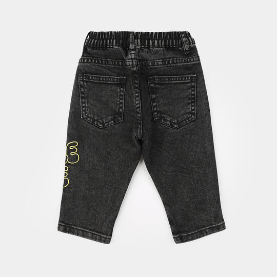 Infant Boys Denim Viscose Pant (Little One) - Black
