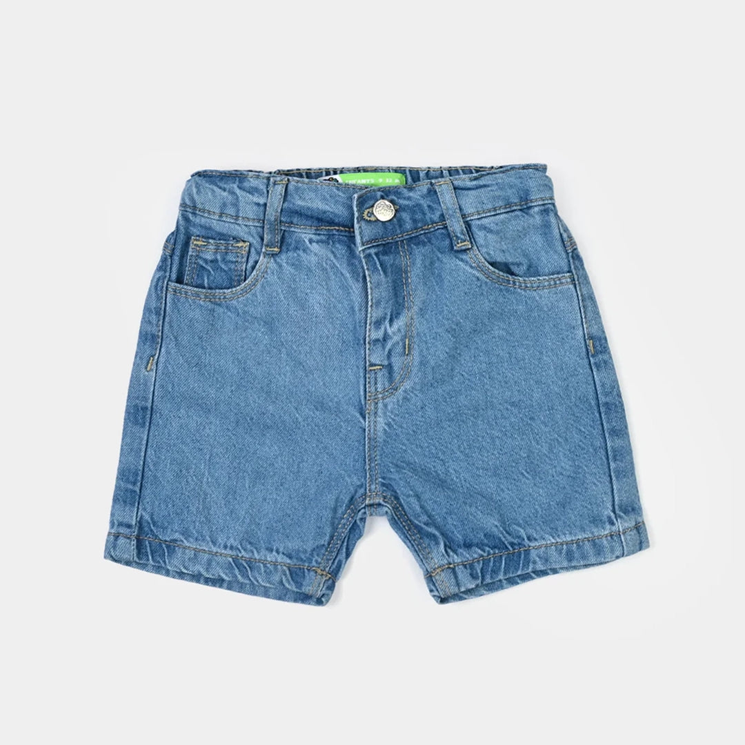 Infant Boys Denim Rigid Shorts Basic - Light Blue
