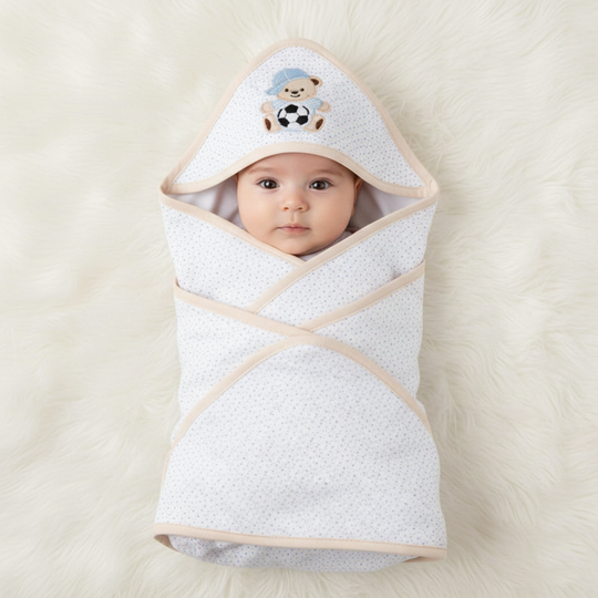 Baby Hooded Wrapping Sheet
