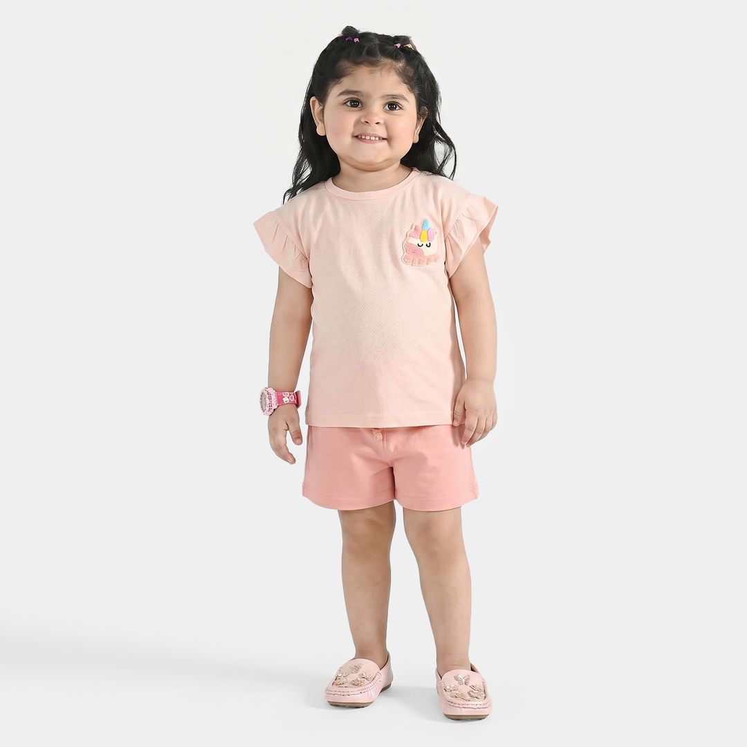 Infant Girls Thermal Knitted Suit