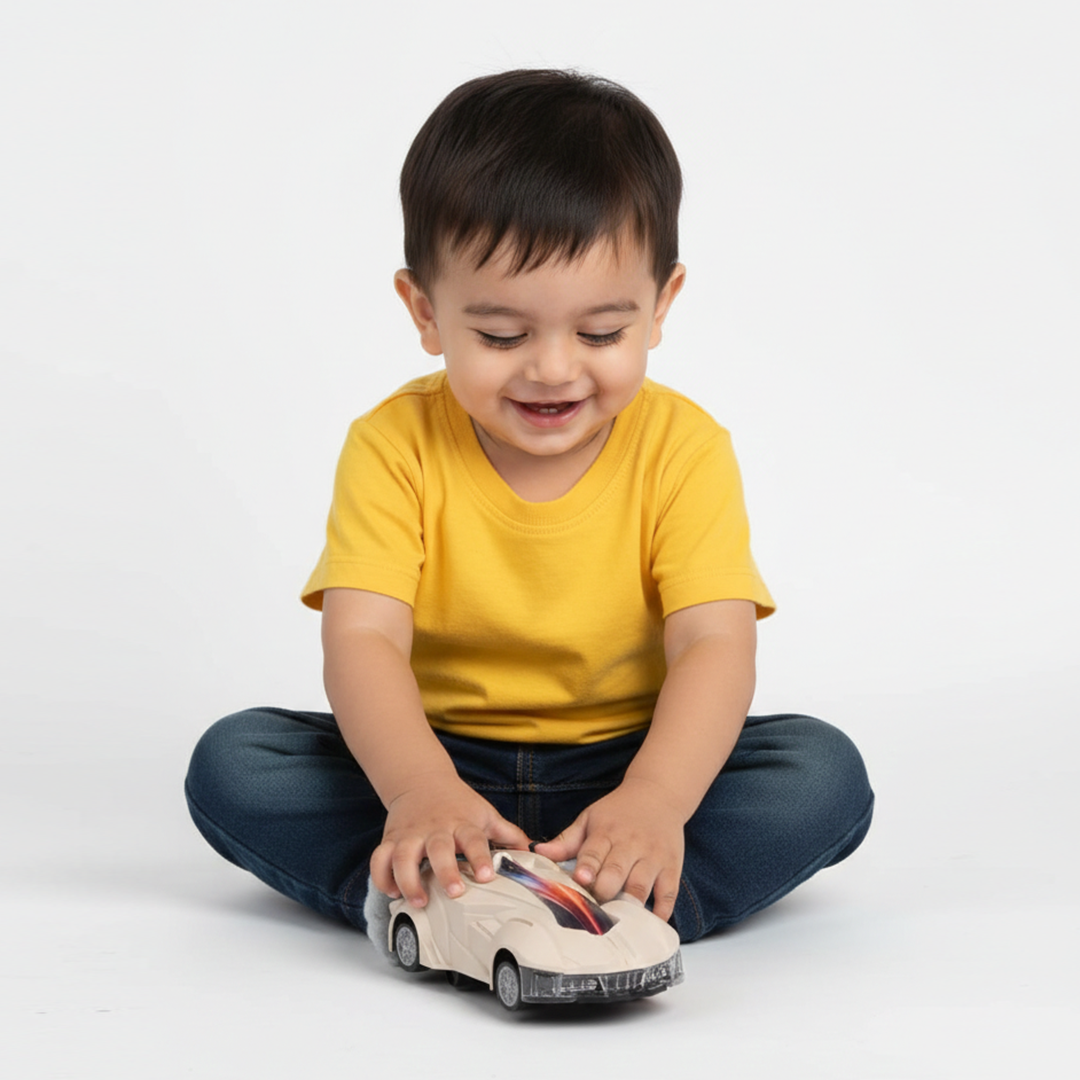 Electric Stunt Spinning Racing Car with Lights & Sound