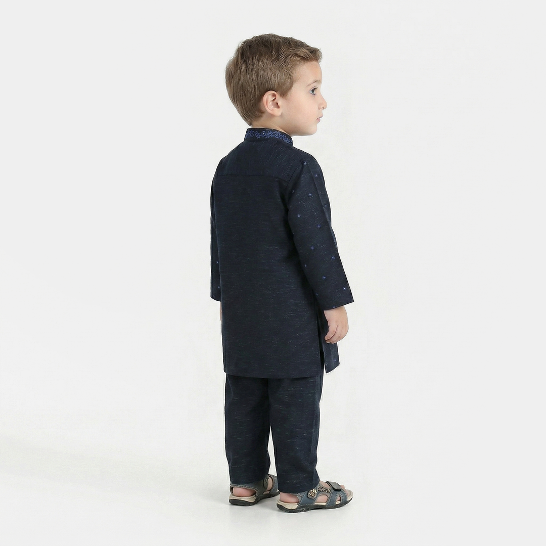 Infant Boys Poly Viscose Suit (Royal) - Blue