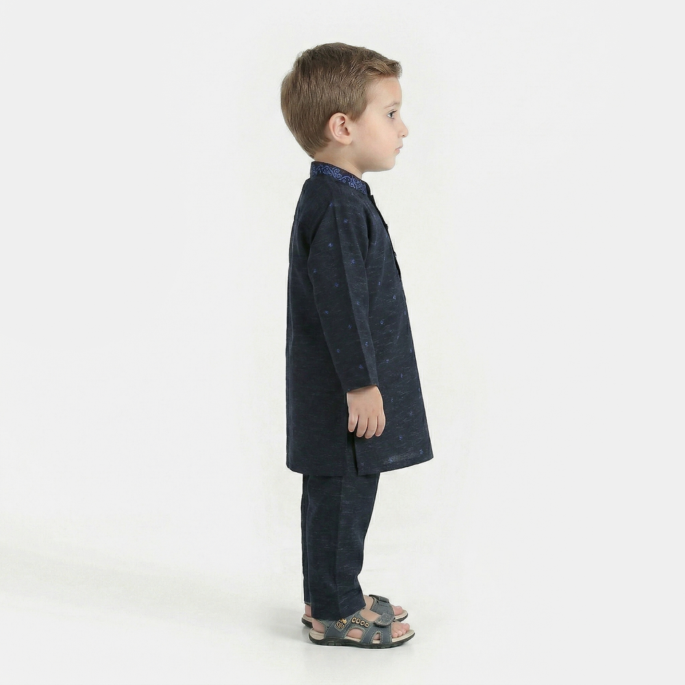 Infant Boys Poly Viscose Suit (Royal) - Blue