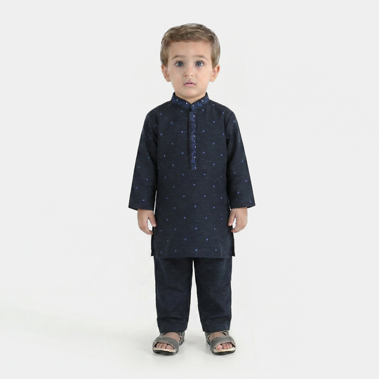 Infant Boys Poly Viscose Suit (Royal) - Blue