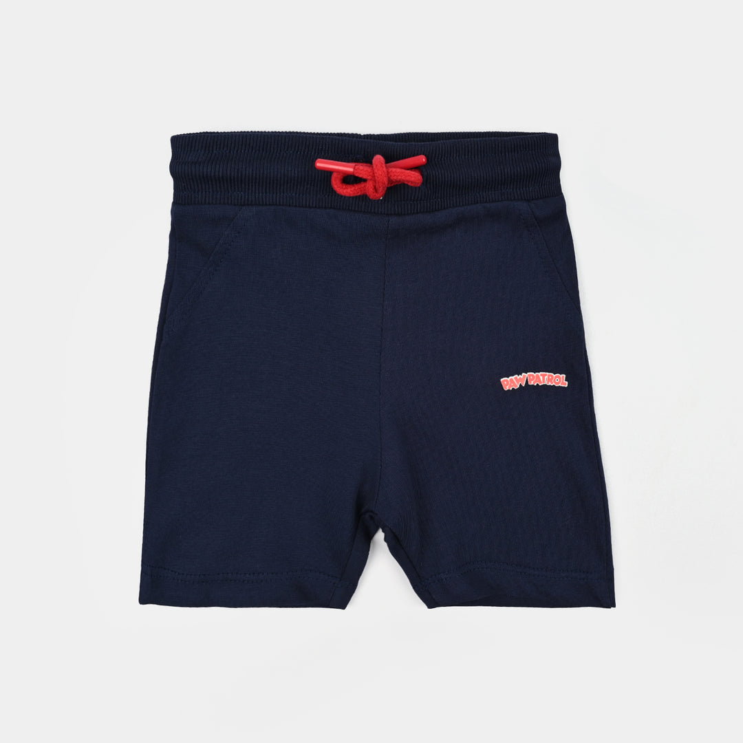 Infant Boys Jersey/Terry Short-Navy Blue