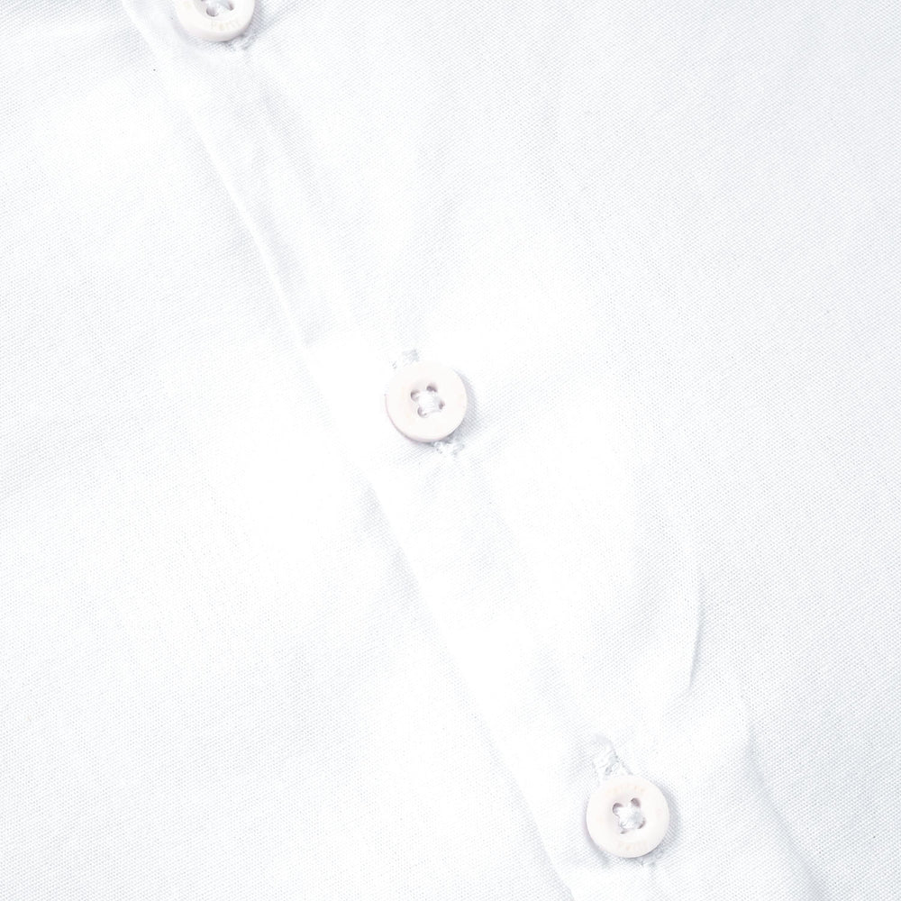 Boys Cotton Poplin Formal Shirt-White