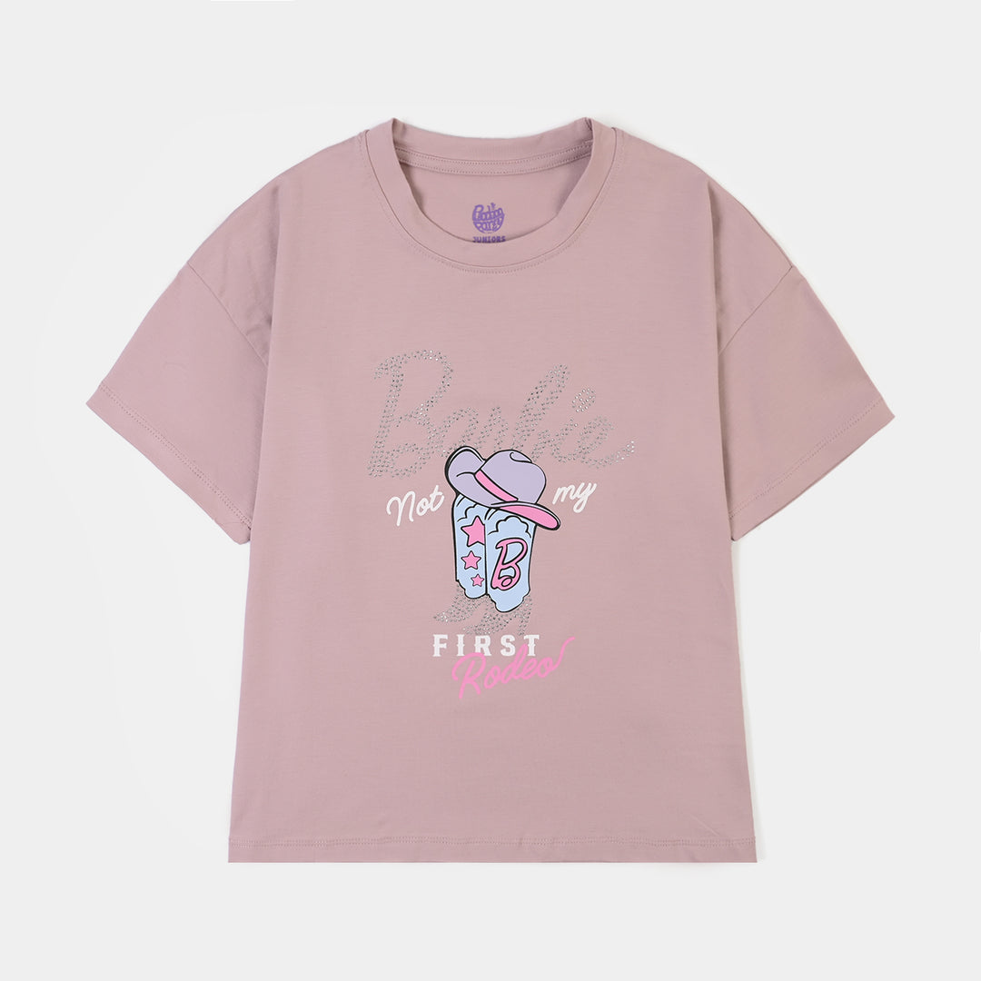 Girls Lycra Jersey T-Shirt H/S -Purple