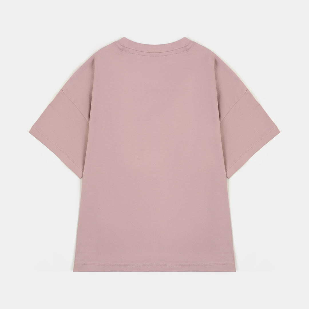 Girls Lycra Jersey T-Shirt H/S -Purple