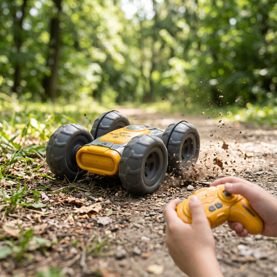Remote-Control Double-Sided Stunt Car
