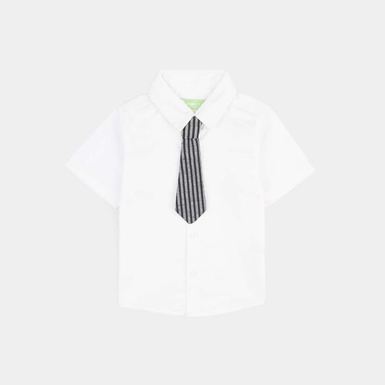 Infant Boys Yarn Dyed 3PC Suit-Gentleman-NAVY