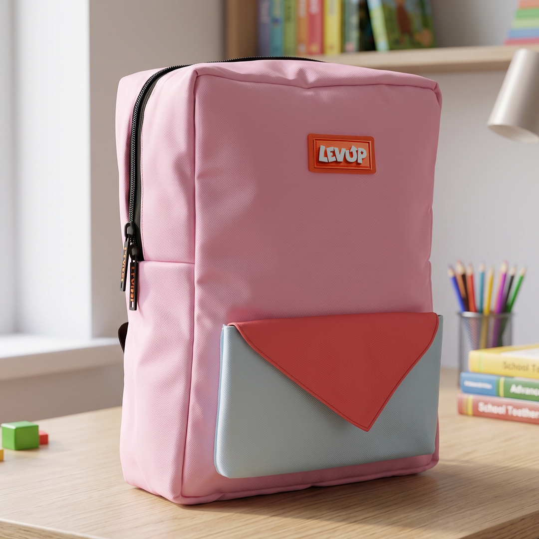 LEVUP 13" Envelope Backpack/School Bag for Kids | Nursery