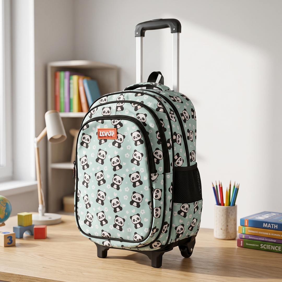 LEVUP 16" Trolley Bag for School | Grade (1-4)