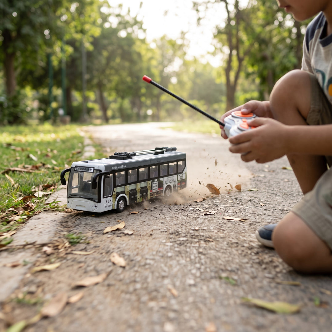 Remote Control City Bus with Light & Sound