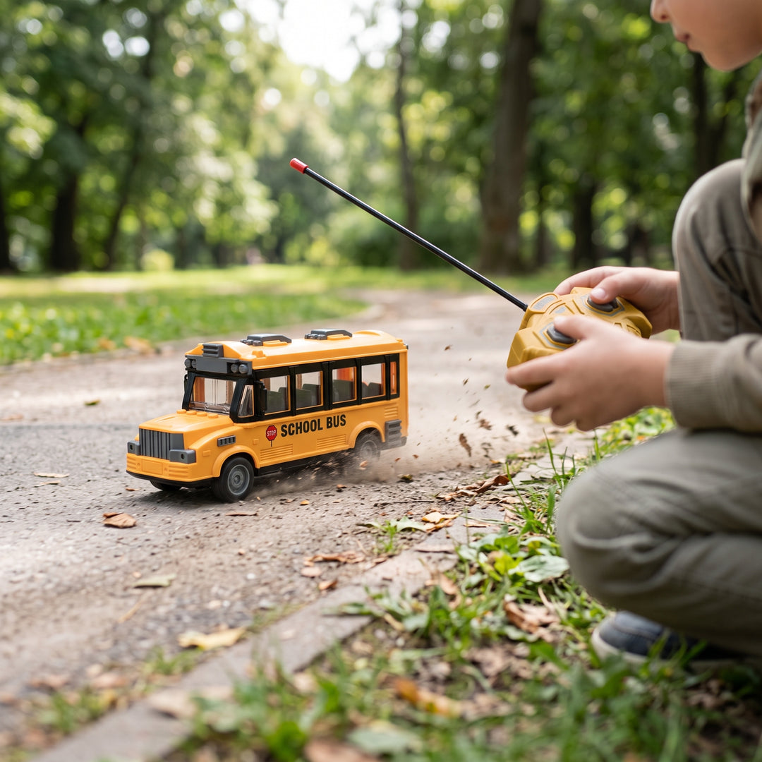 Remote Control School Bus with Light & Music