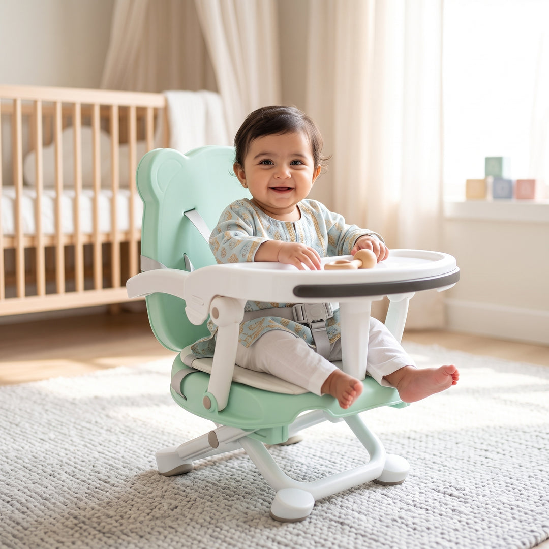Multifunctional Kids Dining Chair with Music and Light