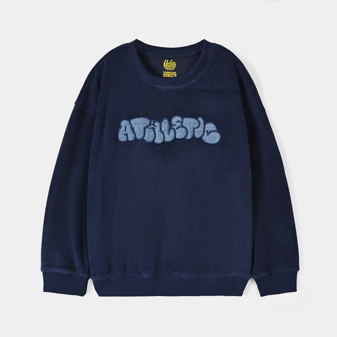 Boys Fleece Sweatshirt Athletic Club - BLUE