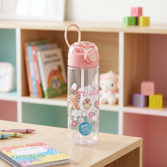 Character Water Bottle (Plastic) | 550Ml