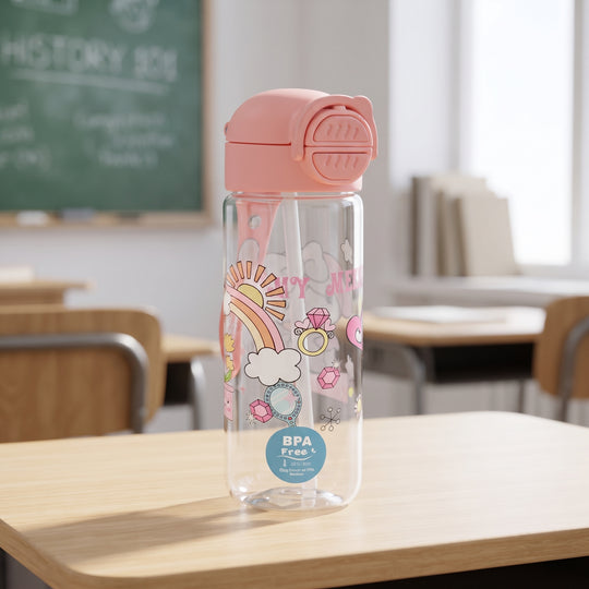 Character Water Bottle (Plastic) | 500Ml