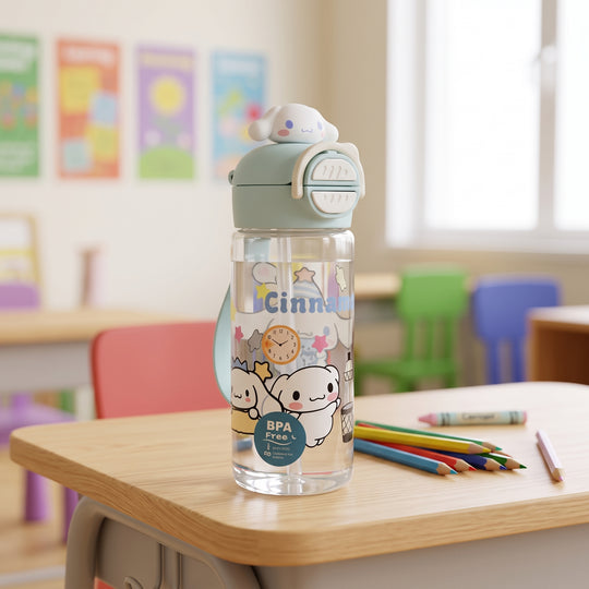 Character Water Bottle (Plastic) | 450Ml