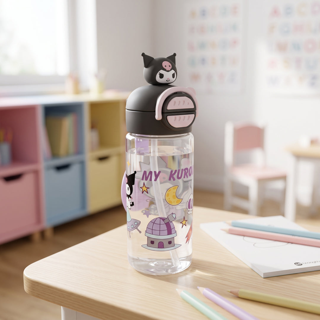 Character Water Bottle (Plastic) | 450Ml