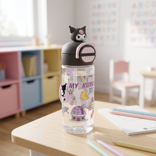 Character Water Bottle (Plastic) | 450Ml