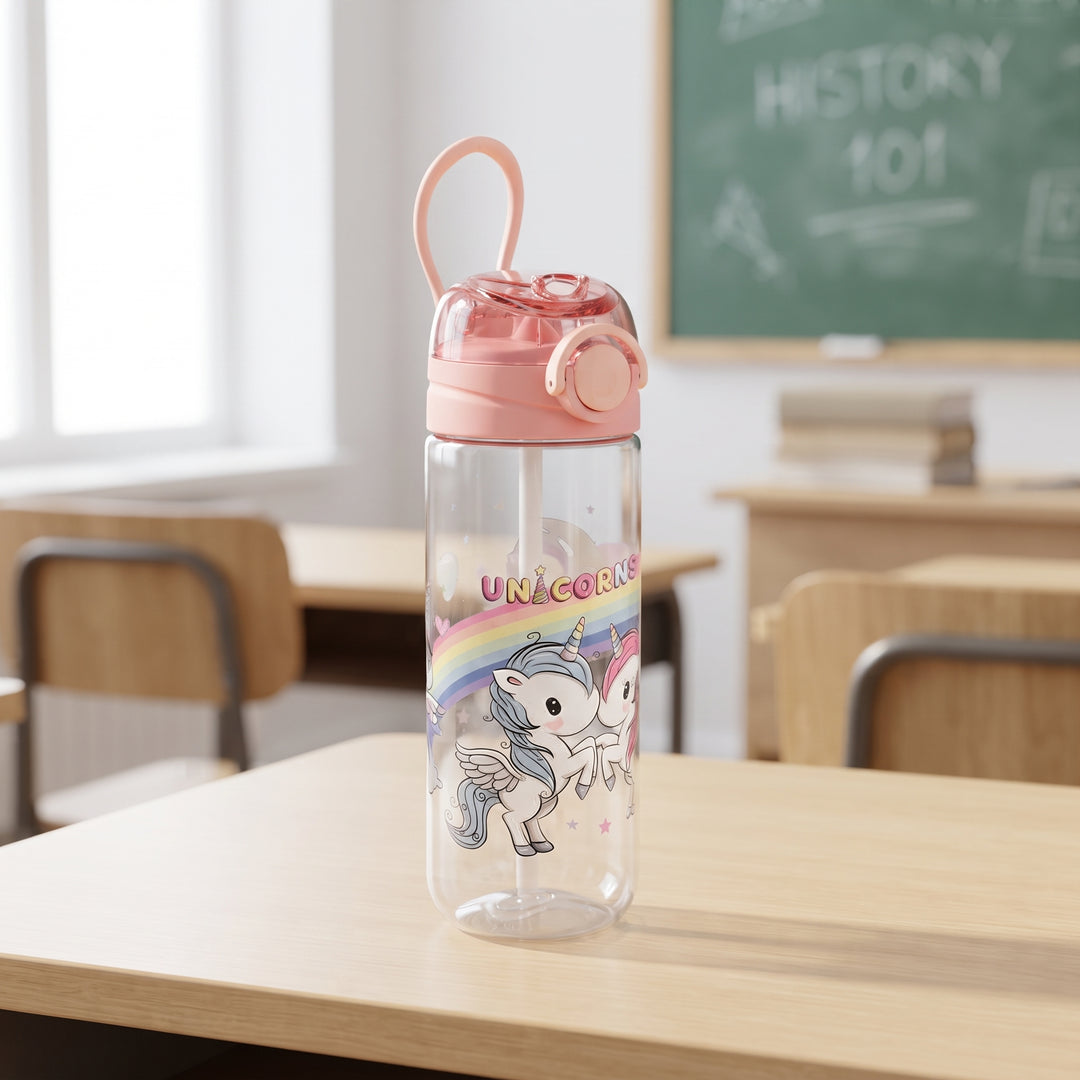Character Water Bottle (Plastic) | 550Ml
