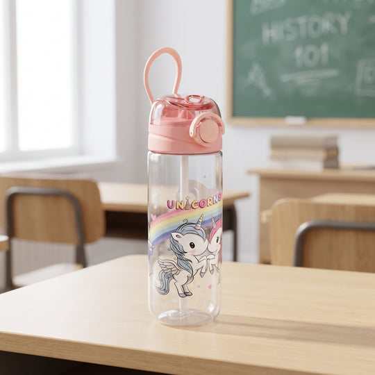 Character Water Bottle (Plastic) | 550Ml