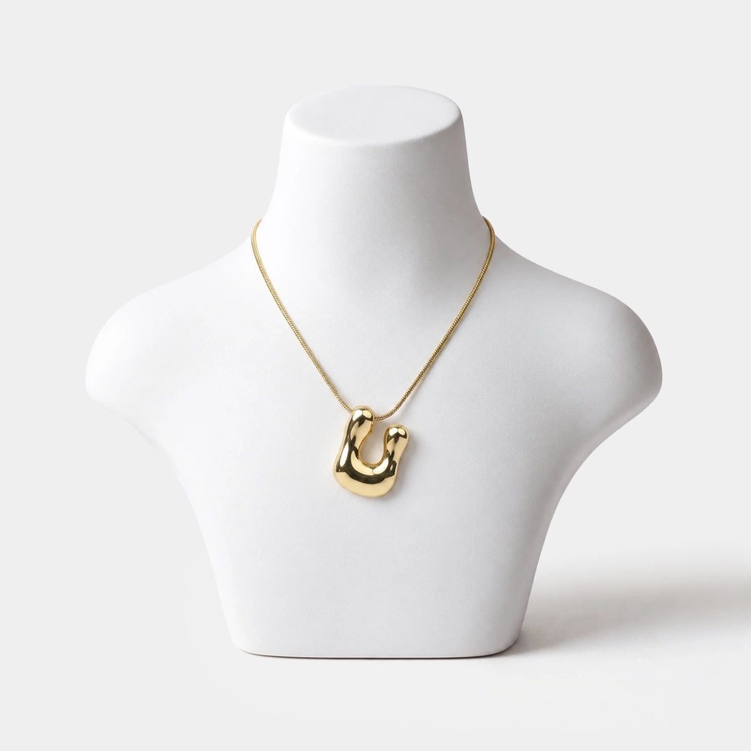 Necklace & Alphabet Pendant for Girls