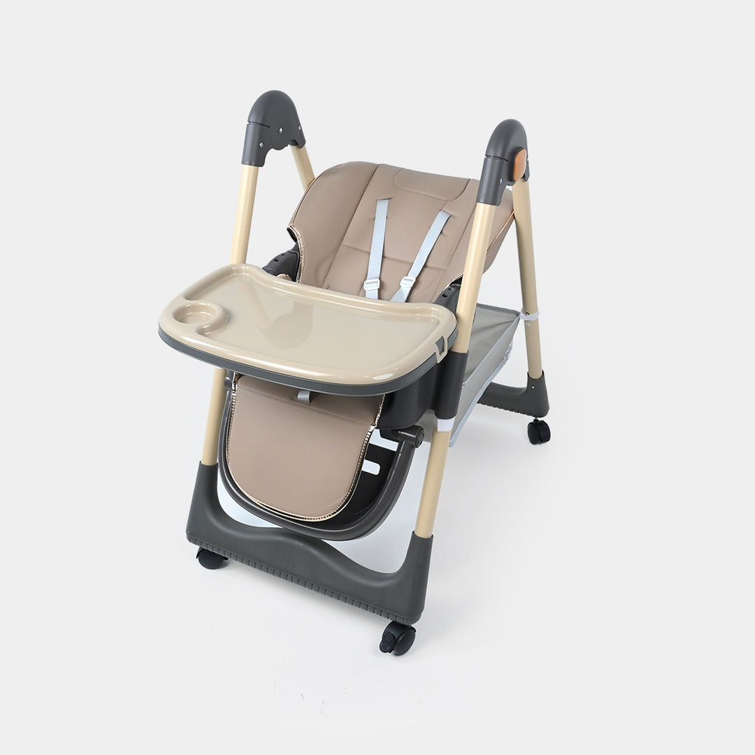 Multifunctional Baby High Chair with Wheels