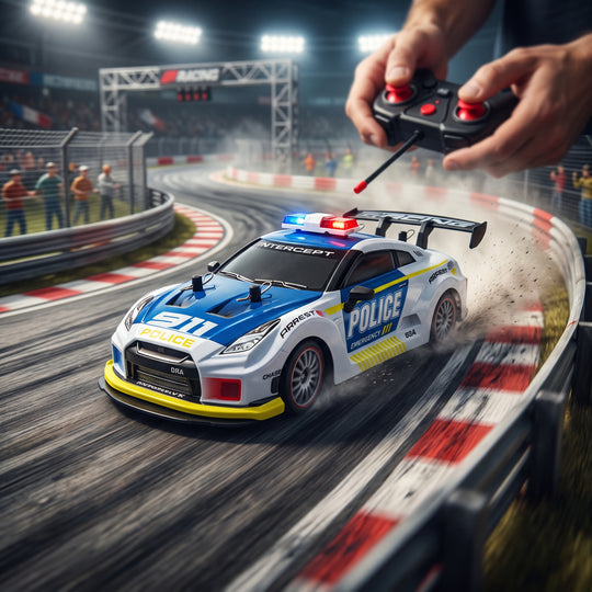 Remote Control Police Car Toy For Kids