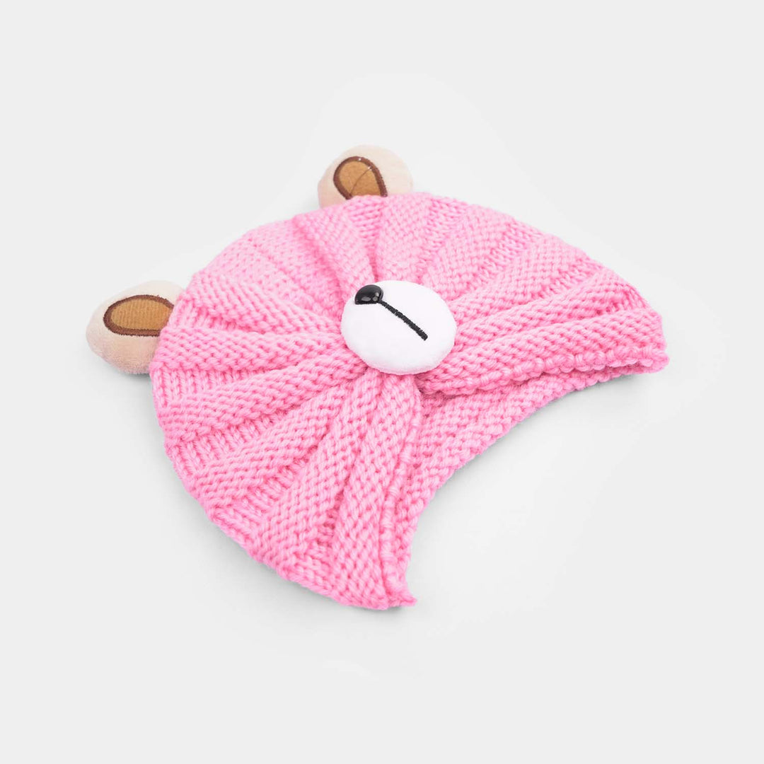 Woolen Baby Turban Cap/Hat