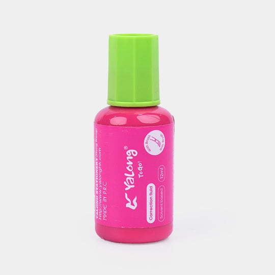 Solvent-Based Correction Fluid with Brush - 12ml