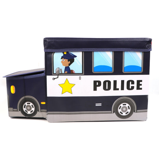 Kids Bus Storage Box Navy 779