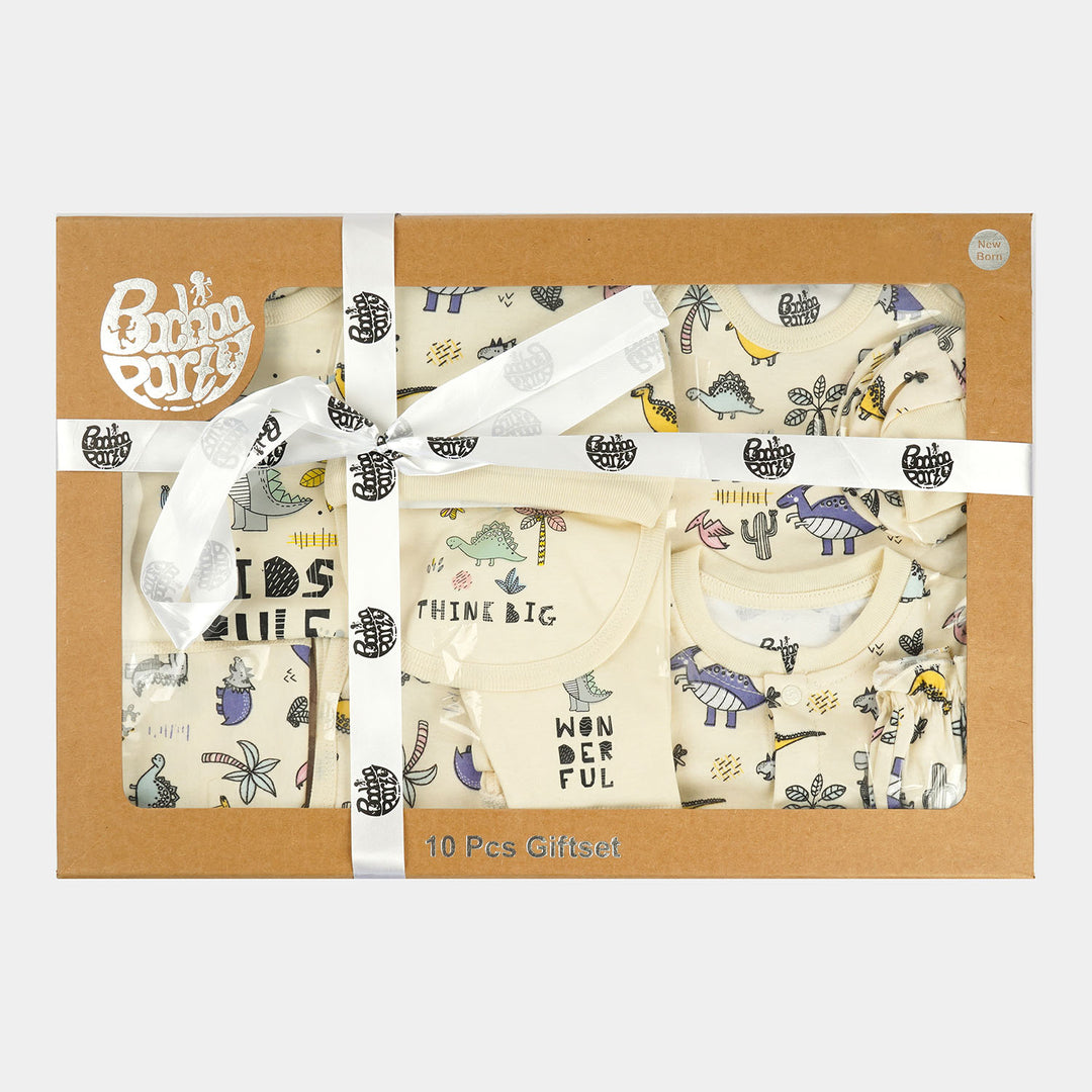 Infant Boys Cotton Interlock 10PCs Set | Dino