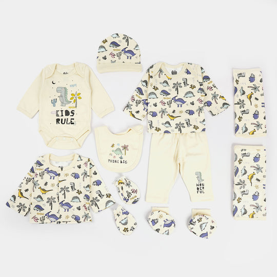 Infant Boys Cotton Interlock 10PCs Set | Dino