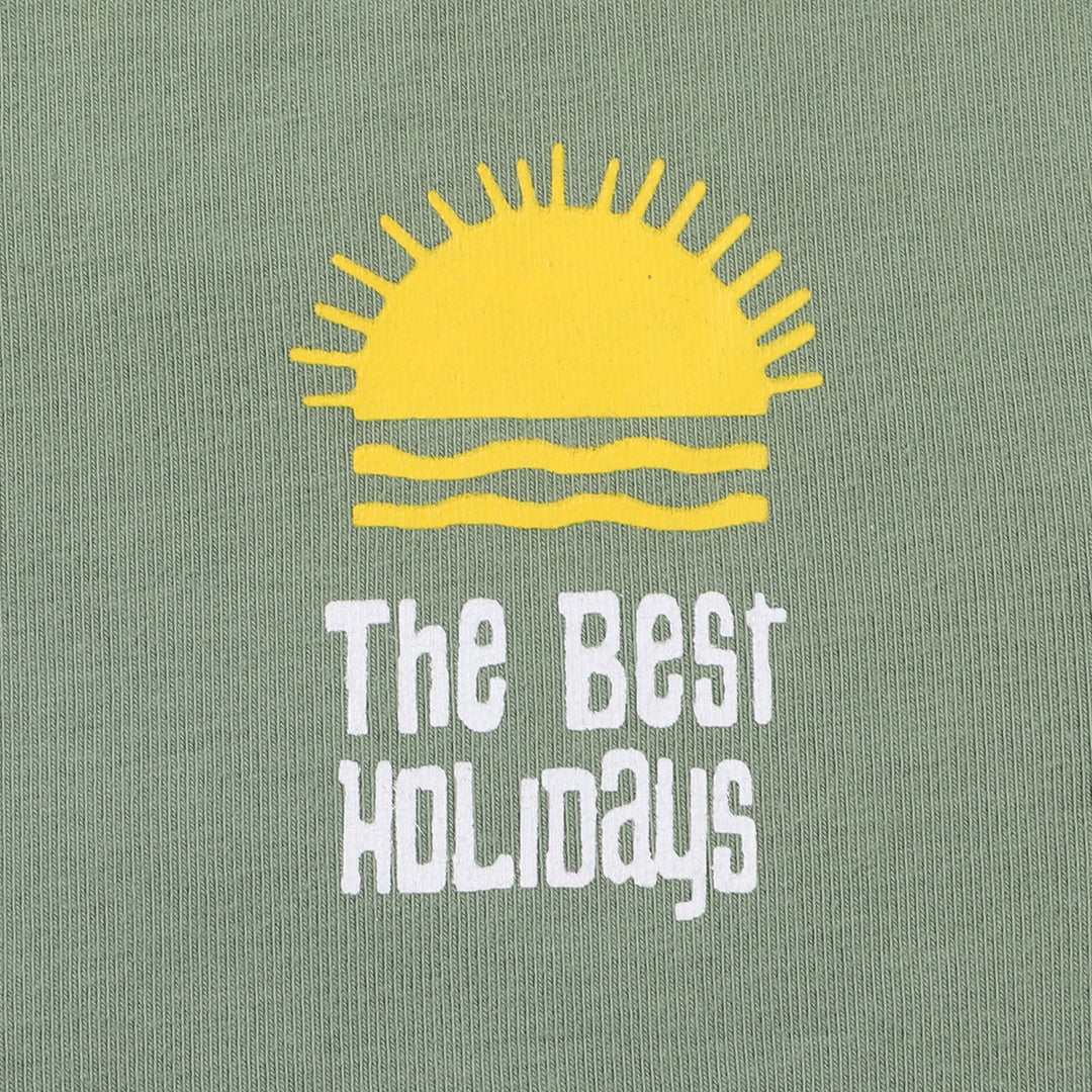Infant Boys Sando Best Holiday - Olive