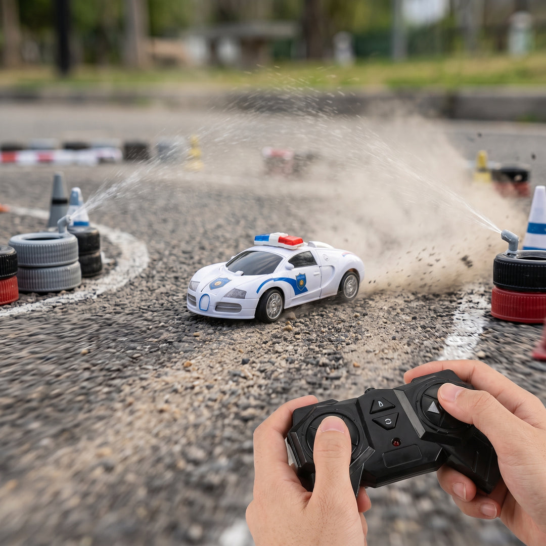 Remote Control Transformer Police Car