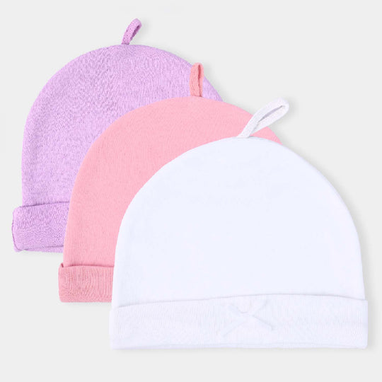 Infant Girls Caps Basic-mIX