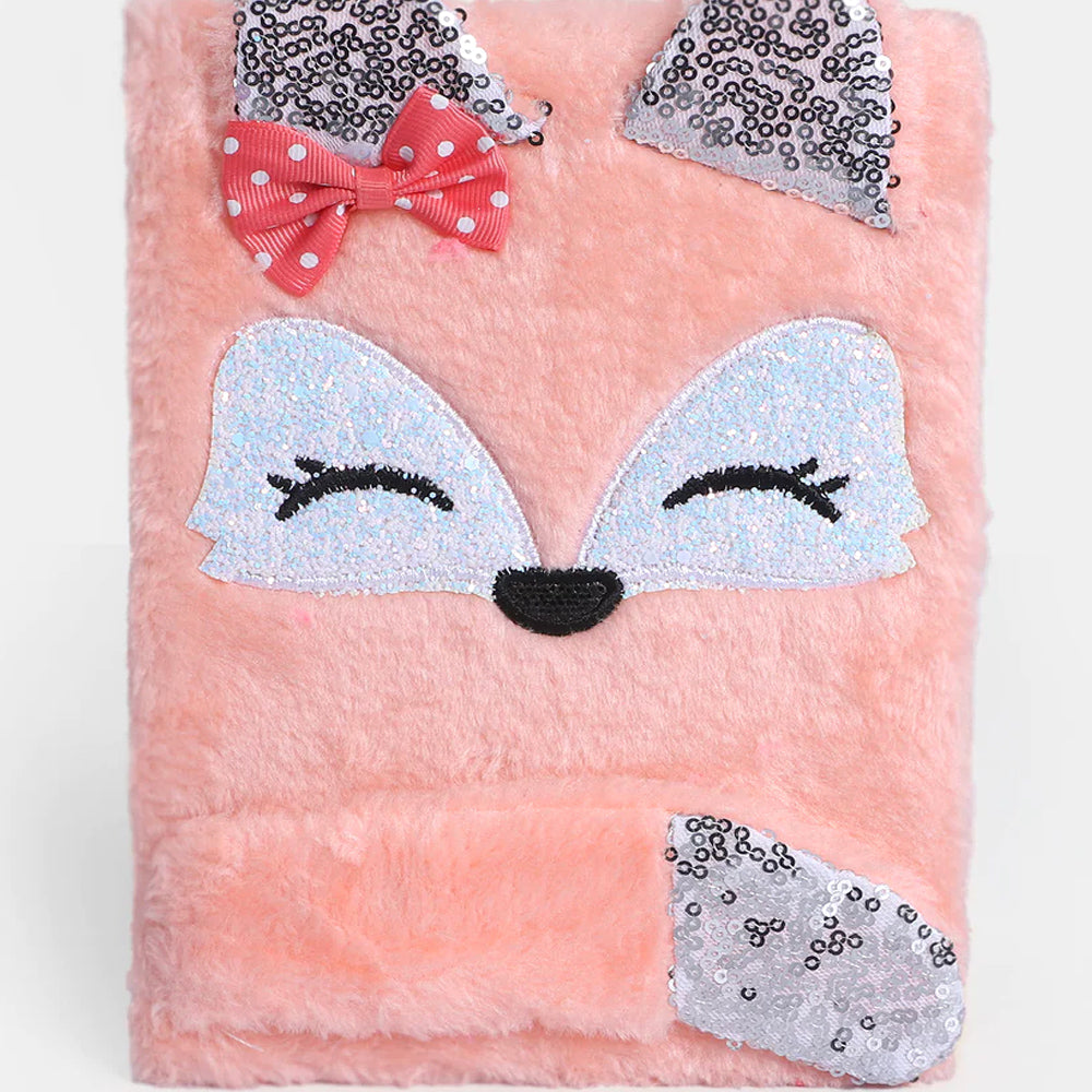 Cute Character Fur Diary/Notebook