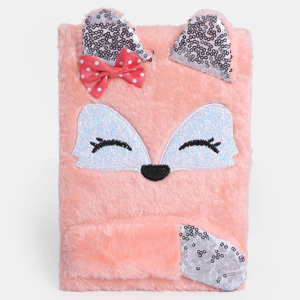 Cute Character Fur Diary/Notebook