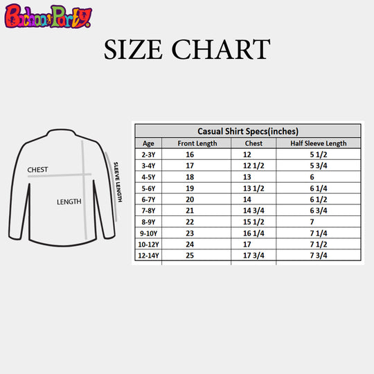 Boys Casual Shirt Cotton - GREY