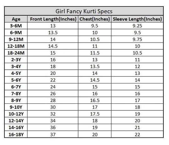 Girls Chiffon 3PC Suit Riwayat-Red