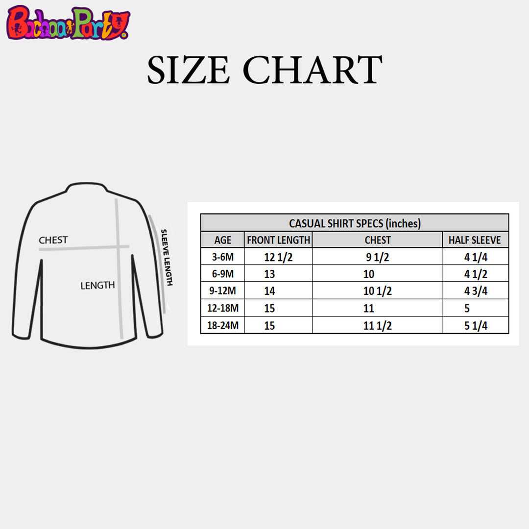 Infant Boys Cotton Casual Shirt Little Tiger - Peachy Pink