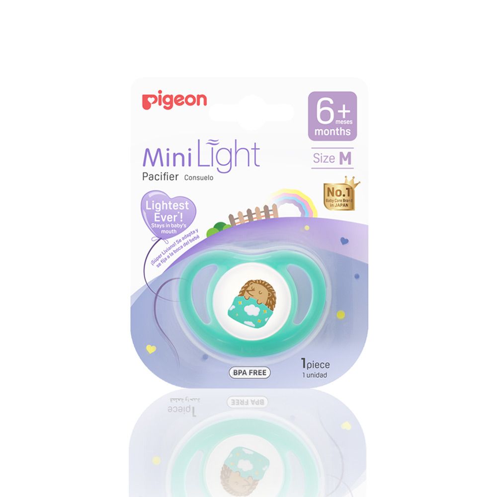 MINI LIGHT PACIFIER (M) UNISEX-HEDGEHOG