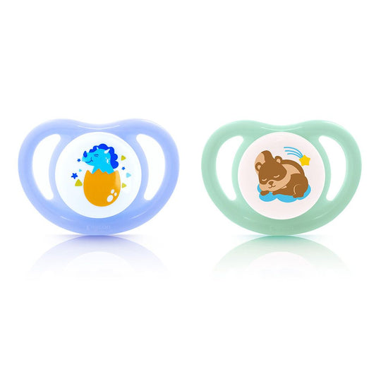 PACIFIER PK-2 (S) - DINO EGG & SQUIRREL