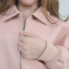 Girls PU Jacket Basic - PINK