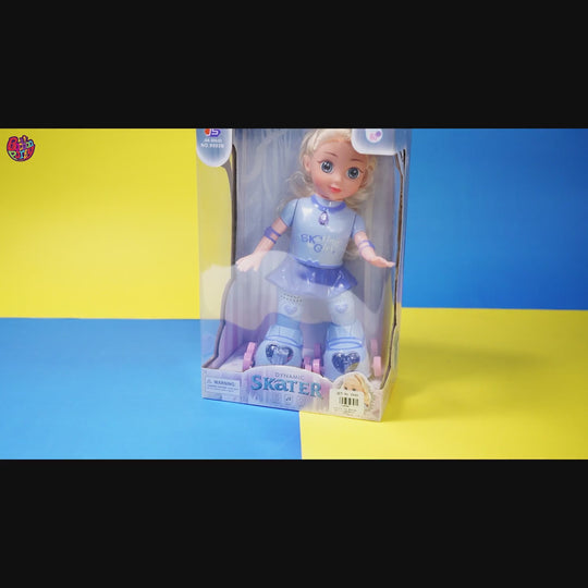 Electric Ice Skating Doll With Light & Music